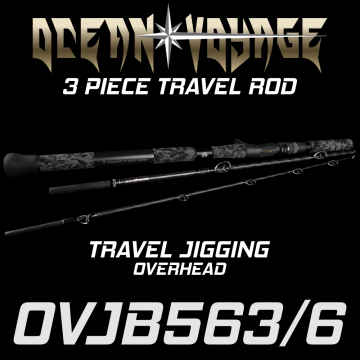 Rod Bone OVJB563/6 Ocean Voyage Overhead Travel Jigging 3pc 6ft PE2-4