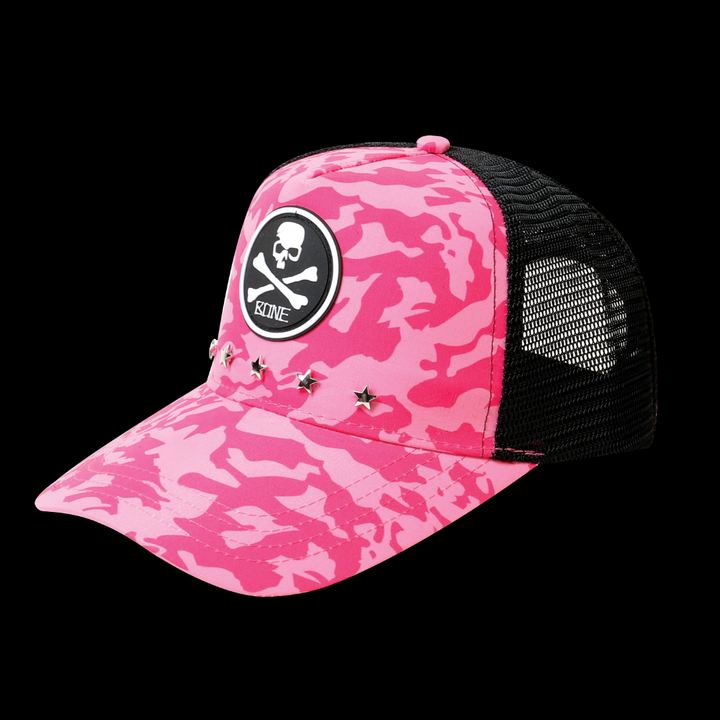 APPAREL BONE CPPNK MESH CAP PINK CAMO