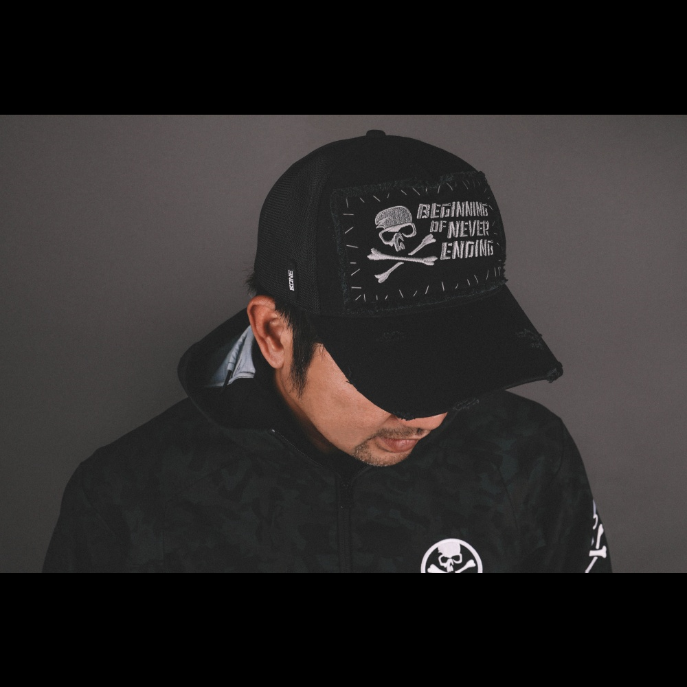 APPAREL BONE EXPEDITION FORCE WORNOUT MESH CAP BLACK PATCH – BONE APPAREL BONE EXPEDITION FORCE WORNOUT MESH CAP BLACK PATCH – BONE
