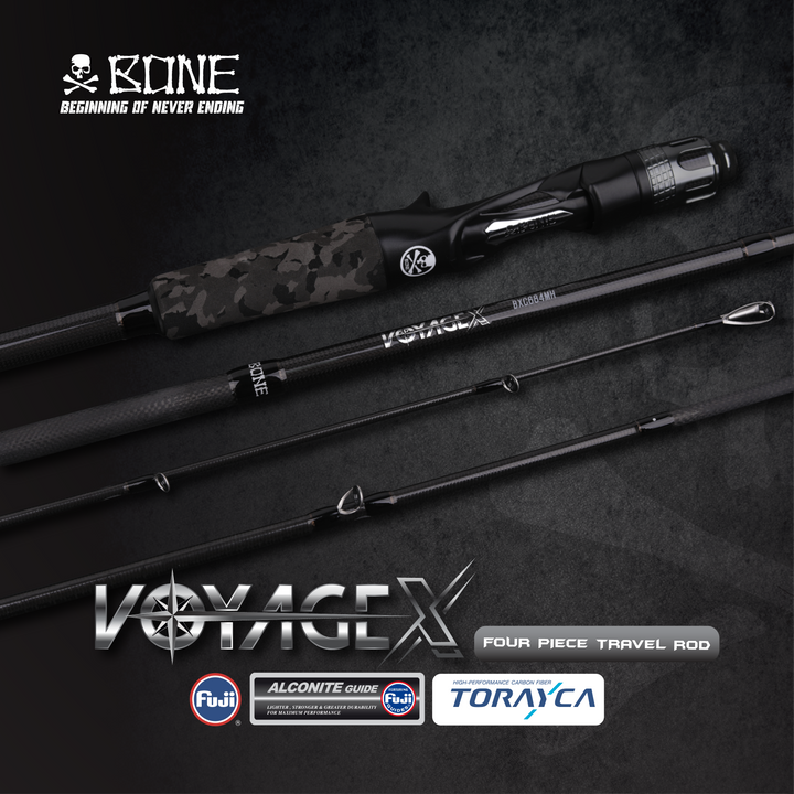 BONE VOYAGE-X - FOUR PIECE TRAVEL ROD