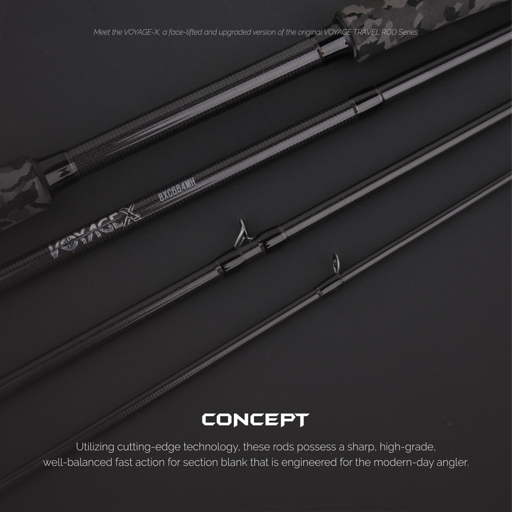 BONE VOYAGE-X - FOUR PIECE TRAVEL ROD
