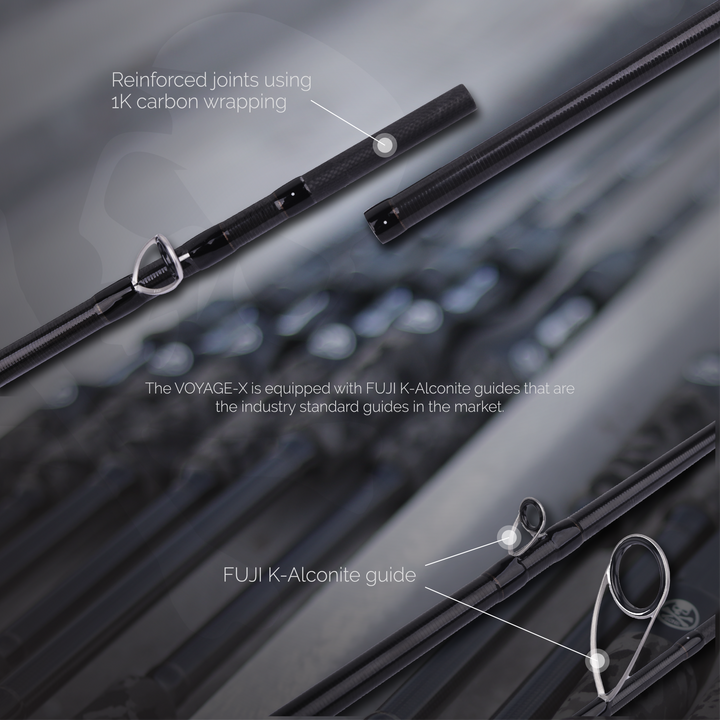 BONE VOYAGE-X - FOUR PIECE TRAVEL ROD
