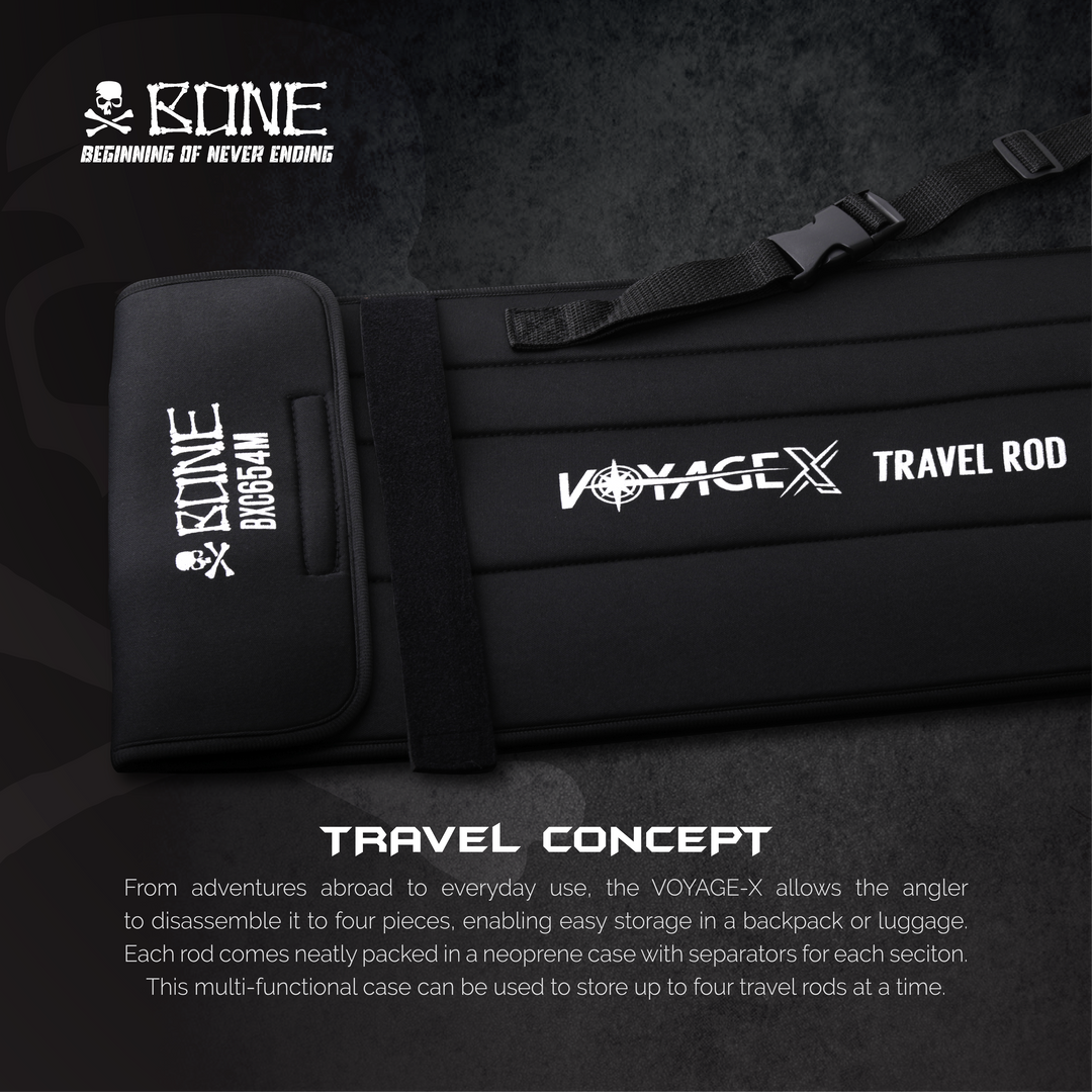 BONE VOYAGE-X - FOUR PIECE TRAVEL ROD