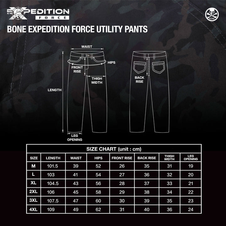 APPAREL BONE EXPEDITION FORCE UTILITY PANTS
