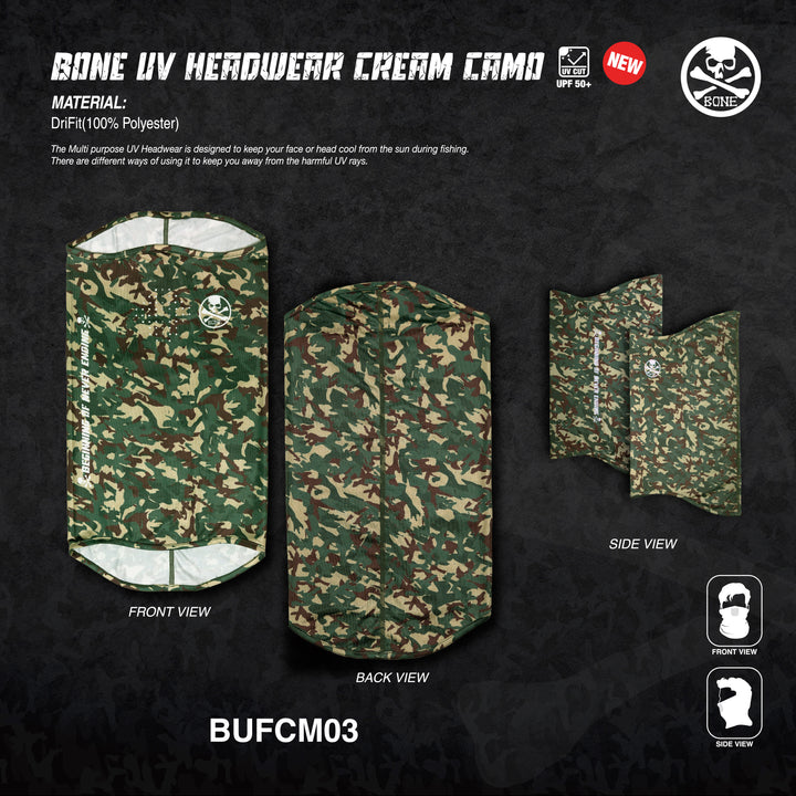 APPAREL BONE HEADWEAR FACE SHEILDS