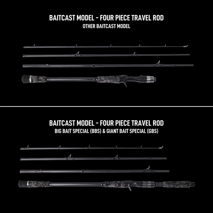 BONE VOYAGE-X - FOUR PIECE TRAVEL ROD